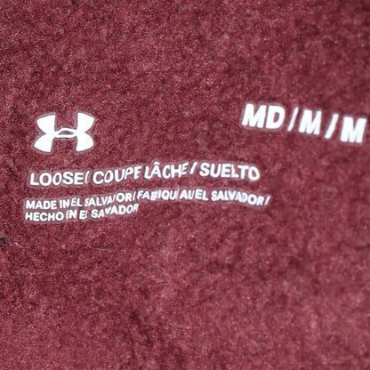 Mens UK Size M Under armour Brown Pullover Hoodie