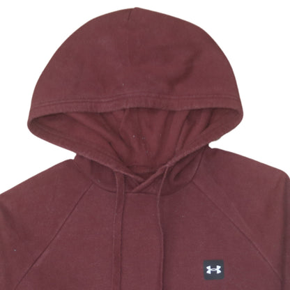 Mens UK Size M Under armour Brown Pullover Hoodie