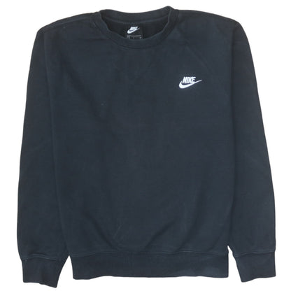 Mens UK Size S Nike Black Pullover Sweatshirt