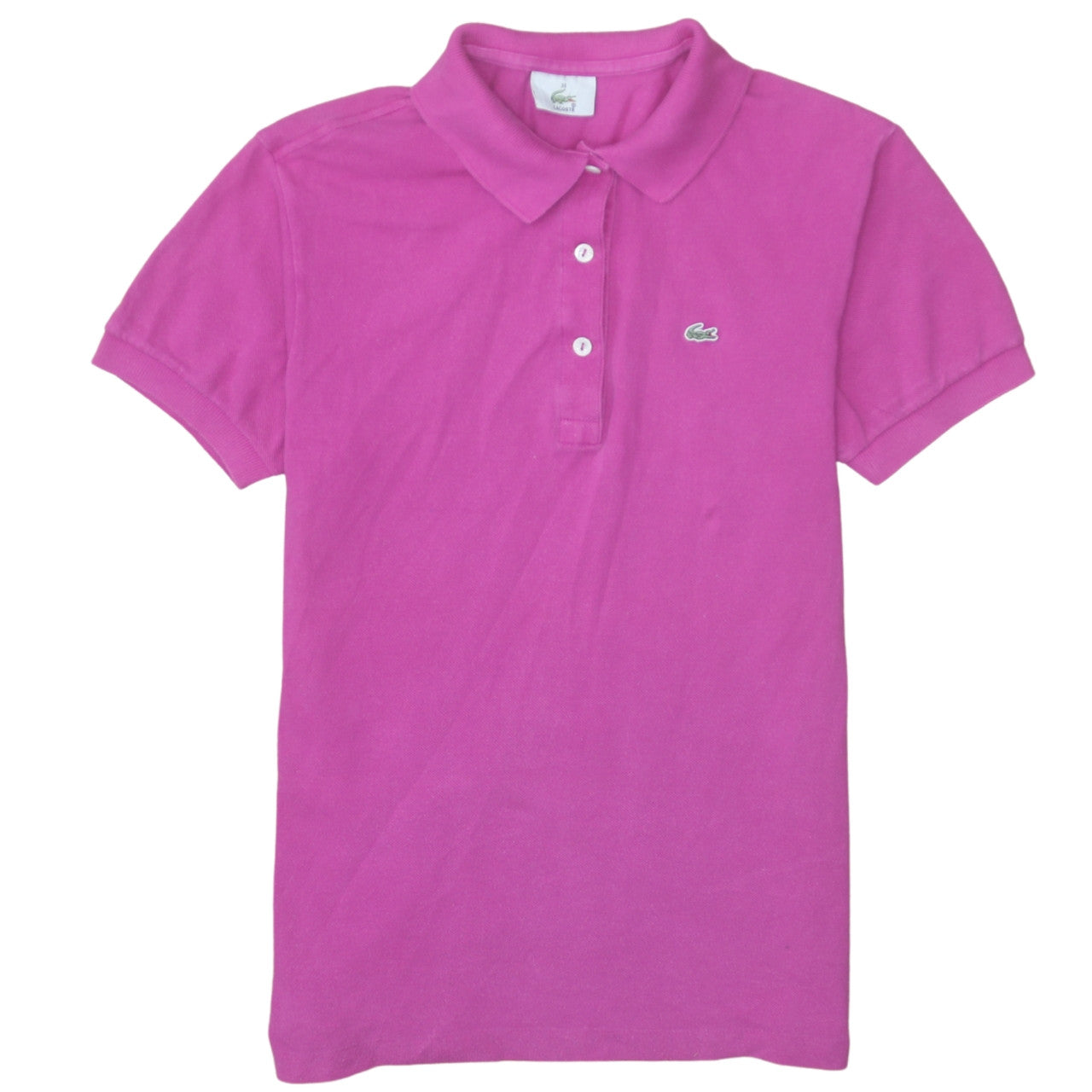 Womens UK Size 10 Lacoste Pink Basic Polo