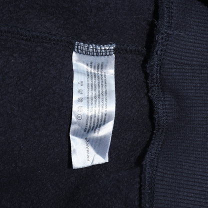 Mens UK Size L Primark Black Pullover Sweatshirt