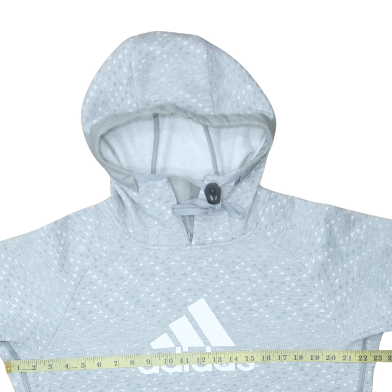 Mens UK Size M adidas Grey Pullover Hoodie