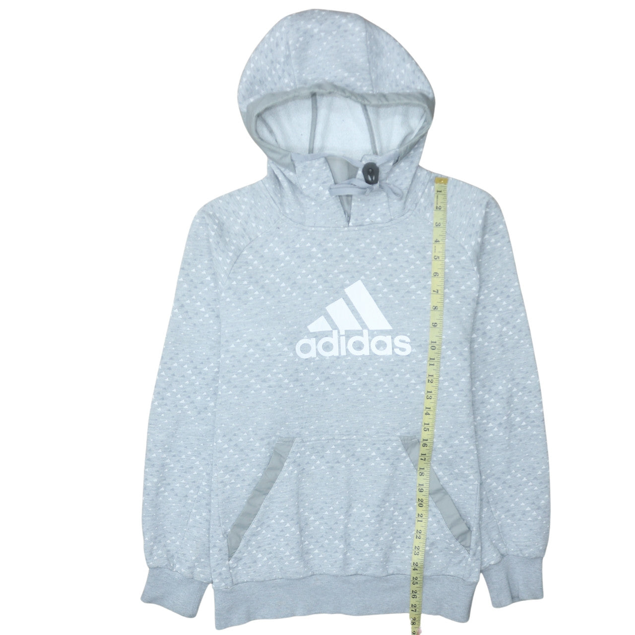 Mens UK Size M adidas Grey Pullover Hoodie