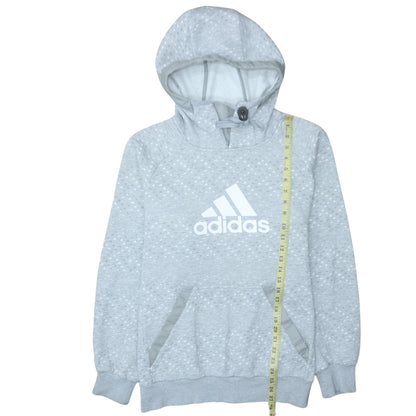 Mens UK Size M adidas Grey Pullover Hoodie
