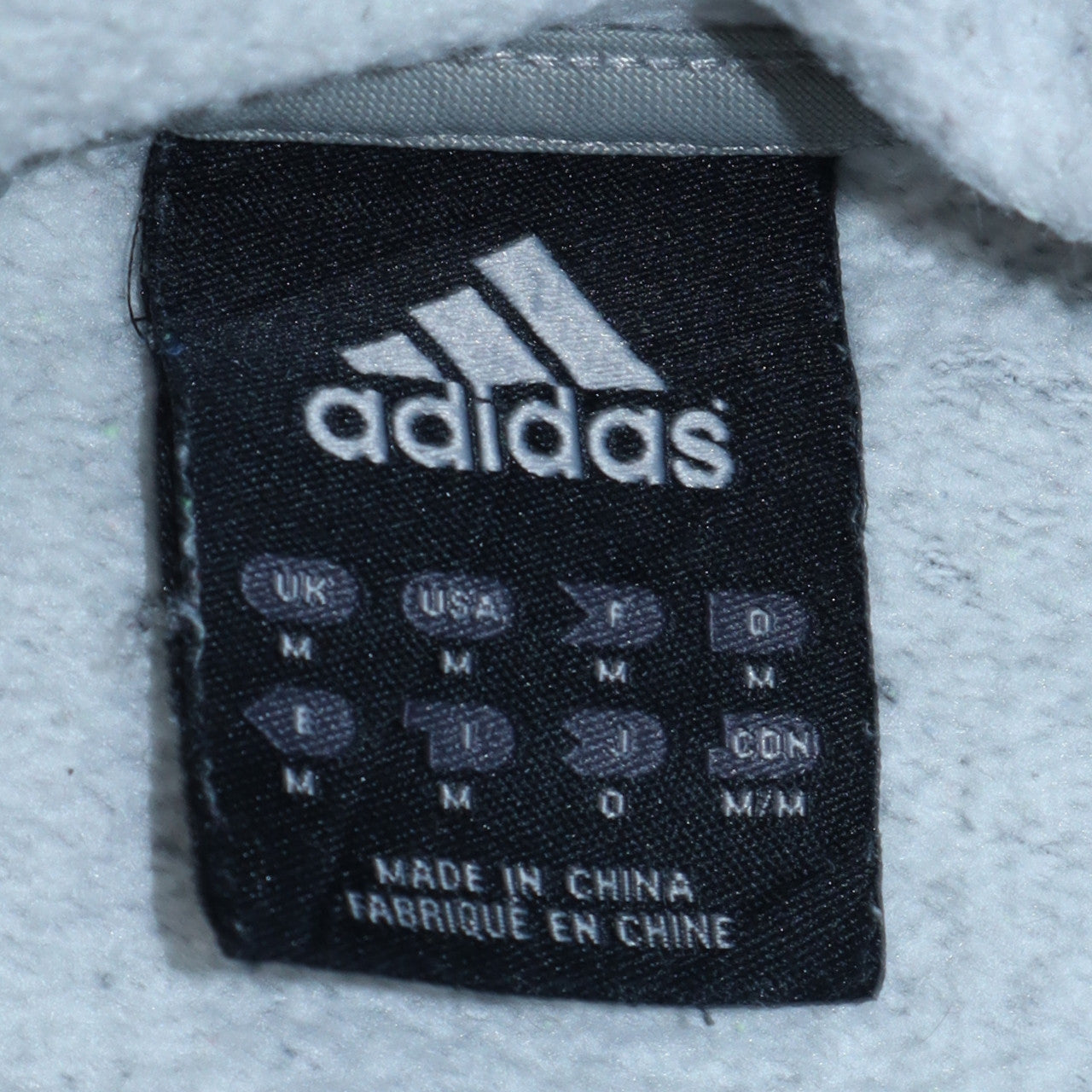 Mens UK Size M adidas Grey Pullover Hoodie