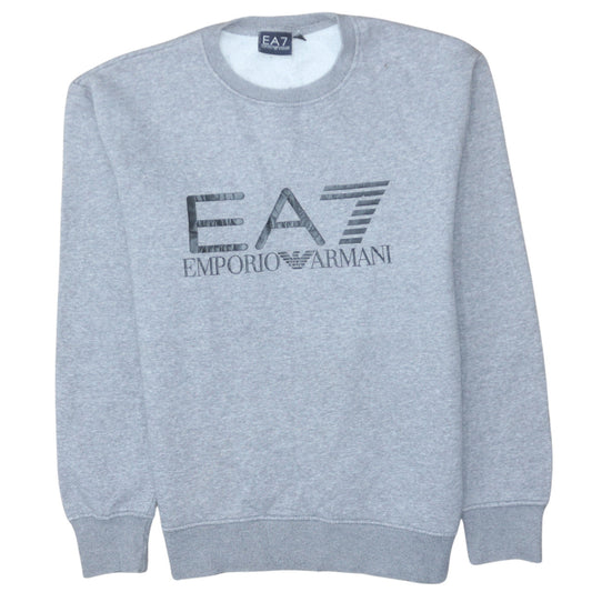 Mens UK Size S Emporio Armani Grey Pullover Sweatshirt