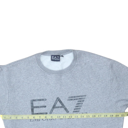 Mens UK Size S Emporio Armani Grey Pullover Sweatshirt