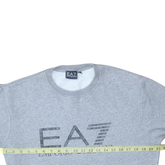 Mens UK Size S Emporio Armani Grey Pullover Sweatshirt