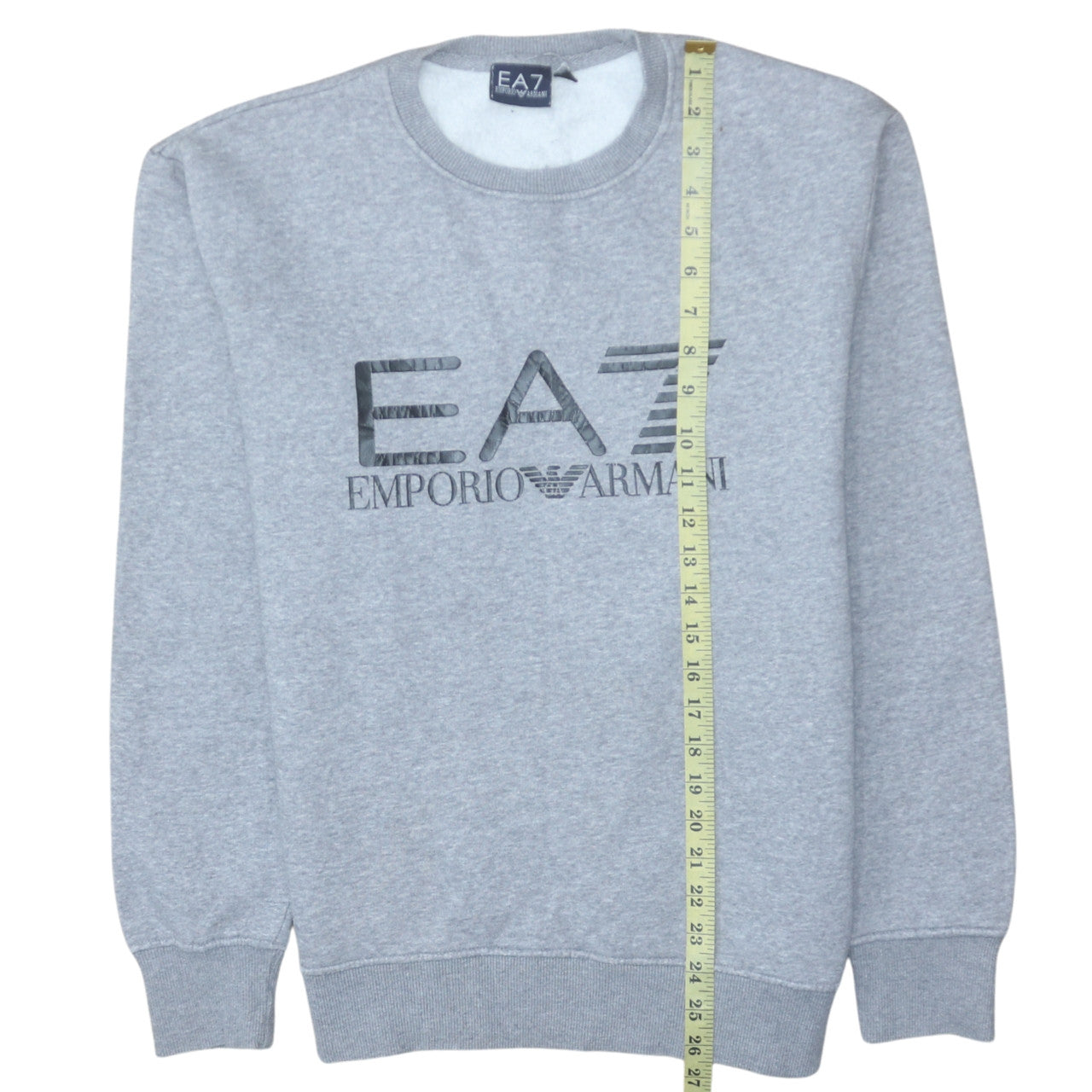 Mens UK Size S Emporio Armani Grey Pullover Sweatshirt