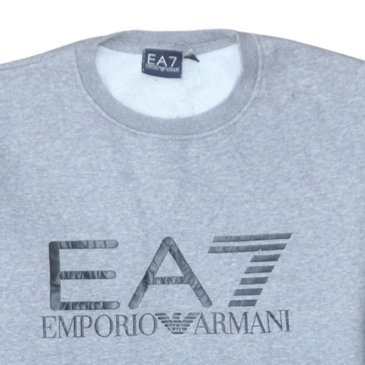 Mens UK Size S Emporio Armani Grey Pullover Sweatshirt