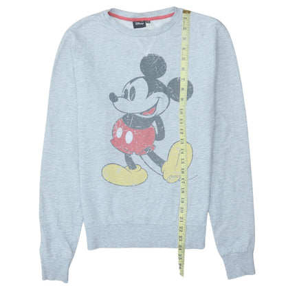Womens UK Size XS Disney Grey Pullover Sweatshirt