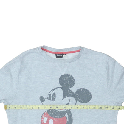 Womens UK Size XS Disney Grey Pullover Sweatshirt
