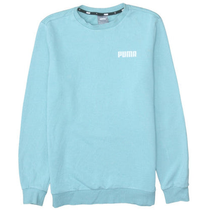 Mens UK Size S PUMA Blue Pullover Sweatshirt
