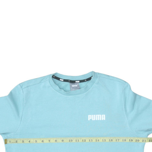 Mens UK Size S PUMA Blue Pullover Sweatshirt