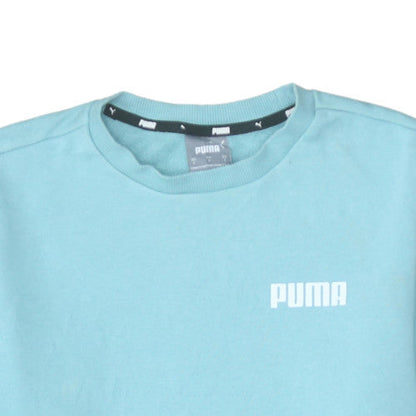 Mens UK Size S PUMA Blue Pullover Sweatshirt