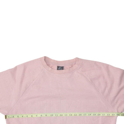 Womens UK Size M Nike Pink Pullover Sweatshirt