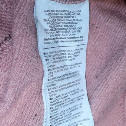 Womens UK Size M Nike Pink Pullover Sweatshirt