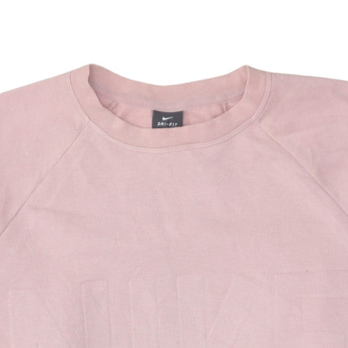 Womens UK Size M Nike Pink Pullover Sweatshirt