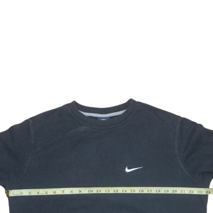 Mens UK Size L Nike Black Pullover Sweatshirt