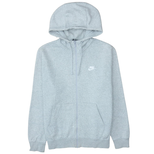 Mens UK Size M Nike Grey Full Zip Hoodie
