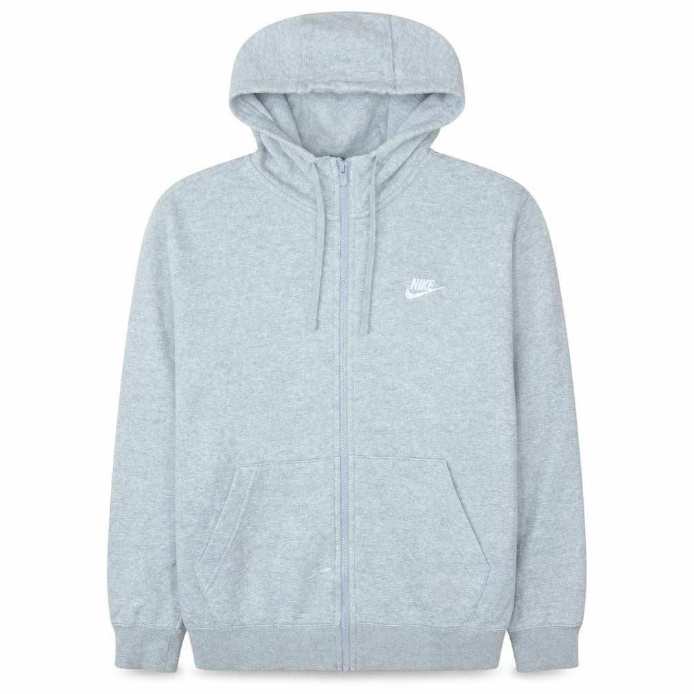 Mens UK Size M Nike Grey Full Zip Hoodie