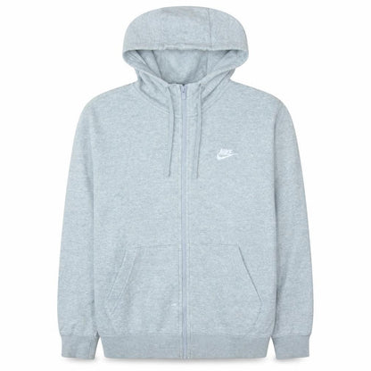 Mens UK Size M Nike Grey Full Zip Hoodie