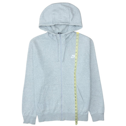 Mens UK Size M Nike Grey Full Zip Hoodie
