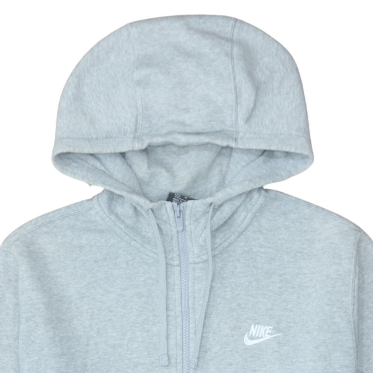Mens UK Size M Nike Grey Full Zip Hoodie