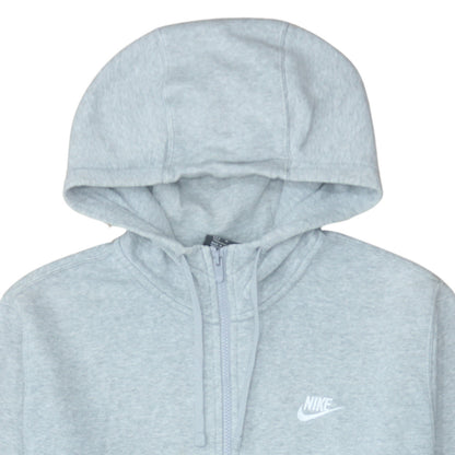 Mens UK Size M Nike Grey Full Zip Hoodie
