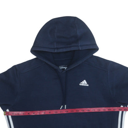 Mens UK Size M adidas Blue Pullover Hoodie