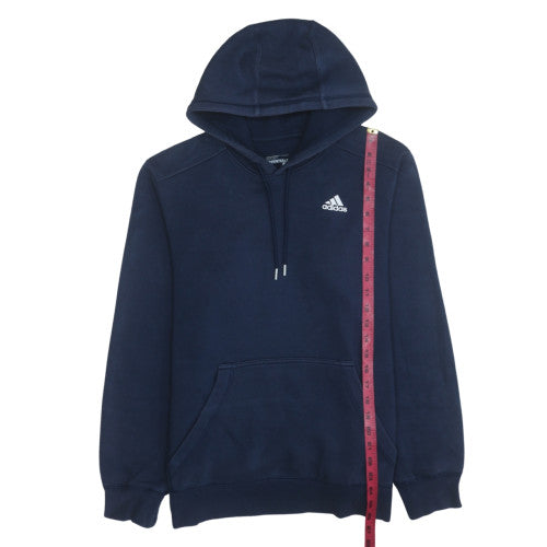 Mens UK Size M adidas Blue Pullover Hoodie