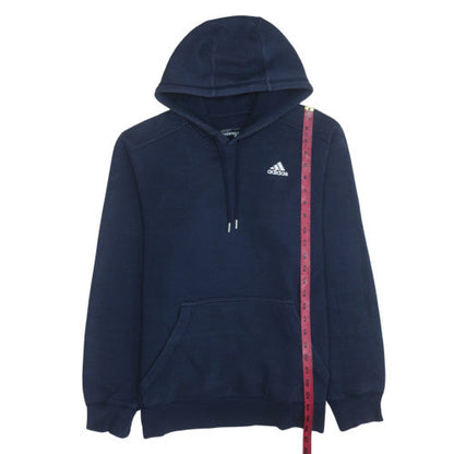 Mens UK Size M adidas Blue Pullover Hoodie