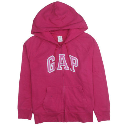 Womens UK Size XL Gap Pink Full Zip Hoodie
