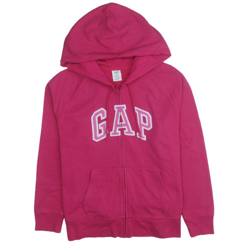 Womens UK Size XL Gap Pink Full Zip Hoodie