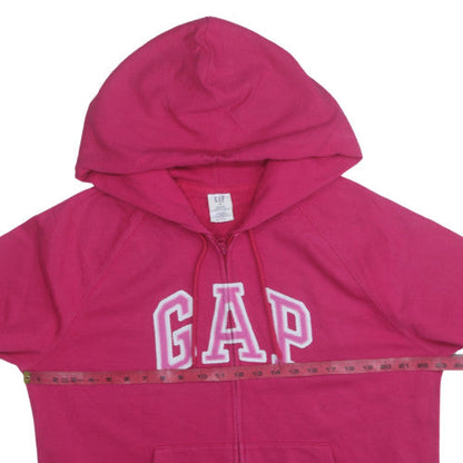 Womens UK Size XL Gap Pink Full Zip Hoodie
