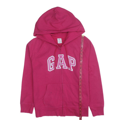 Womens UK Size XL Gap Pink Full Zip Hoodie