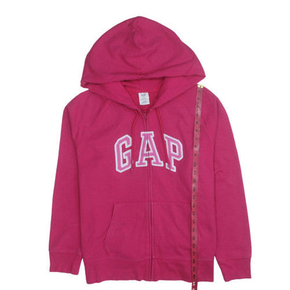 Womens UK Size XL Gap Pink Full Zip Hoodie