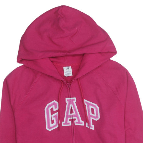 Womens UK Size XL Gap Pink Full Zip Hoodie