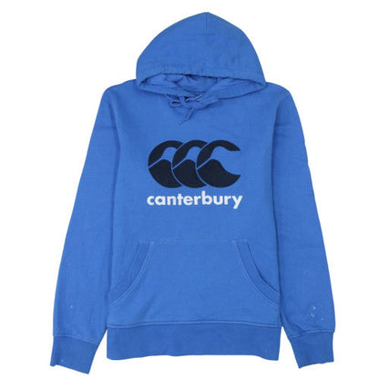 Mens UK Size M Canterbury Blue Pullover Hoodie