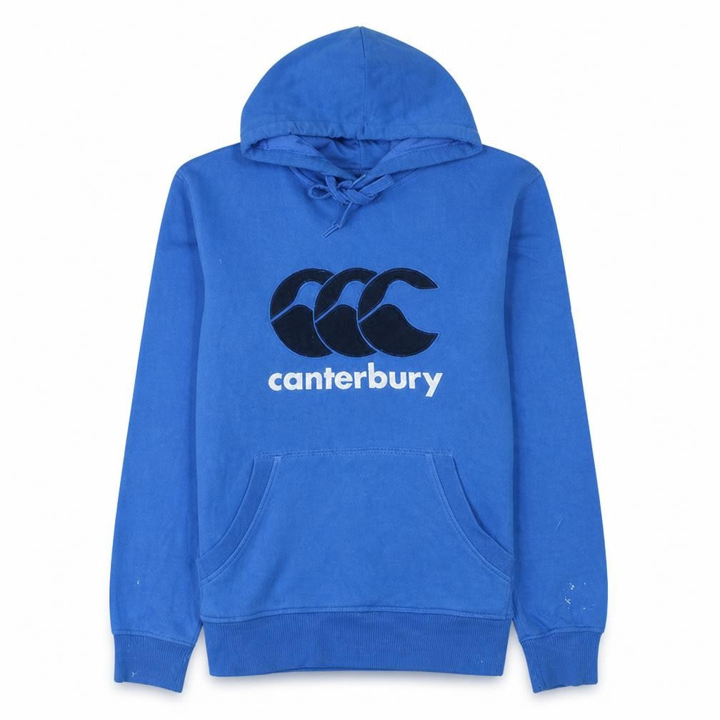 Mens UK Size M Canterbury Blue Pullover Hoodie