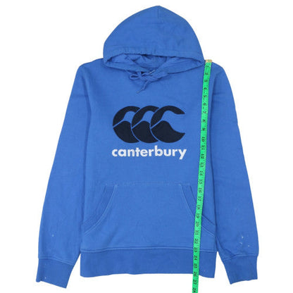 Mens UK Size M Canterbury Blue Pullover Hoodie