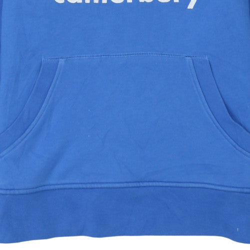 Mens UK Size M Canterbury Blue Pullover Hoodie