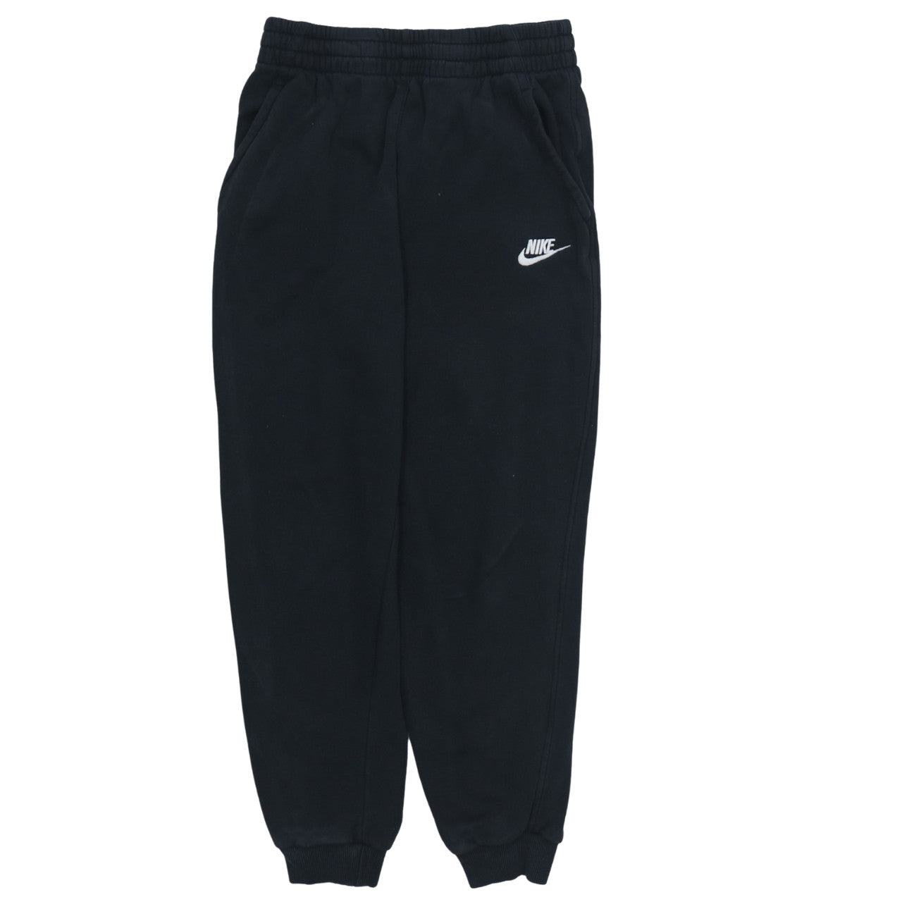 Nike Boys Black Jogger Sweatpants L 147-158cm Fleece Activewear Trousers