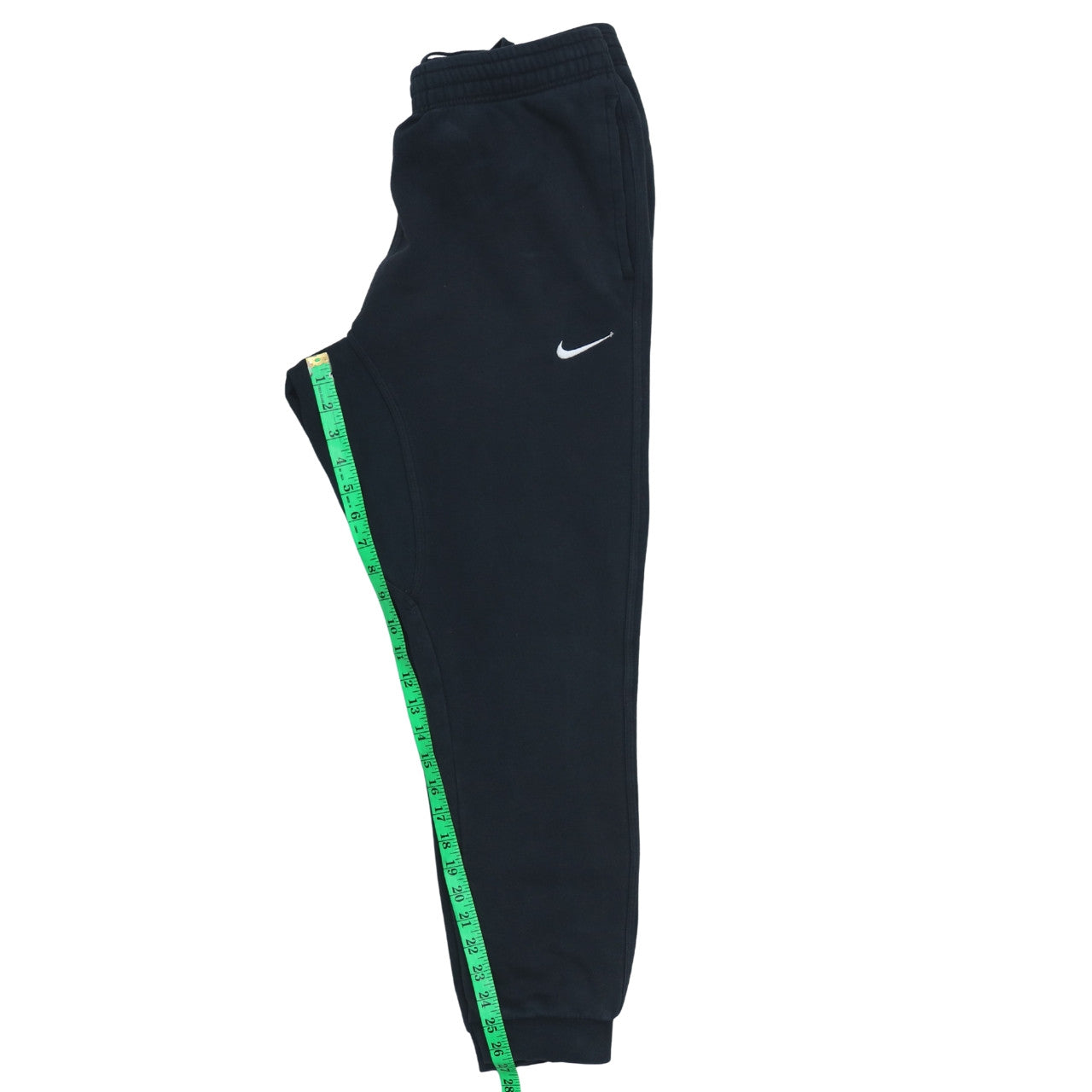 Mens UK Size M Nike Regular Fit Jogger Black Trousers