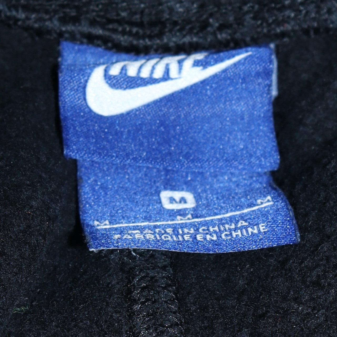 Mens UK Size M Nike Regular Fit Jogger Black Trousers