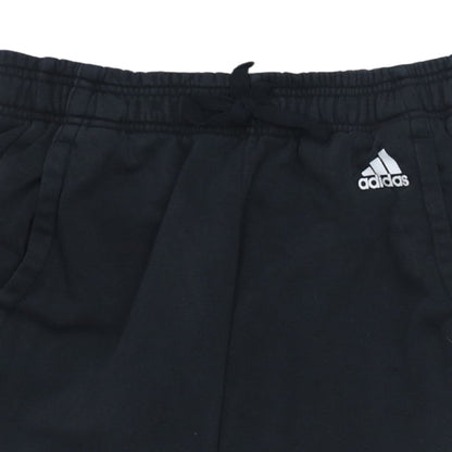 Adidas Women's Black Jogger Trousers S Side Stripe Elastic Waist