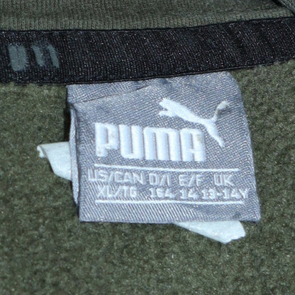 Boys UK Size 13-14 Years PUMA Green Pullover Hoodie