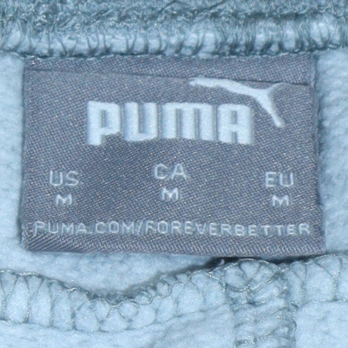 Mens UK Size M PUMA Regular Fit Jogger Grey Trousers