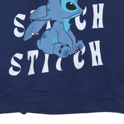 Womens UK Size 2XL Disney Blue Pullover Hoodie