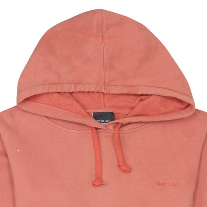 Womens UK Size M Reebok Orange Pullover Hoodie